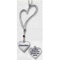 Heart Car Charm for Grandma